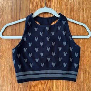 Spiritual Gangster High Neck Jacquard Sports Bra - Size XS/S